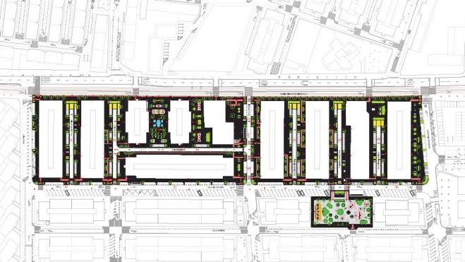 Plano de la reurbanización de Virgen del Remedio Plano de la reurbanización de Virgen del Remedio