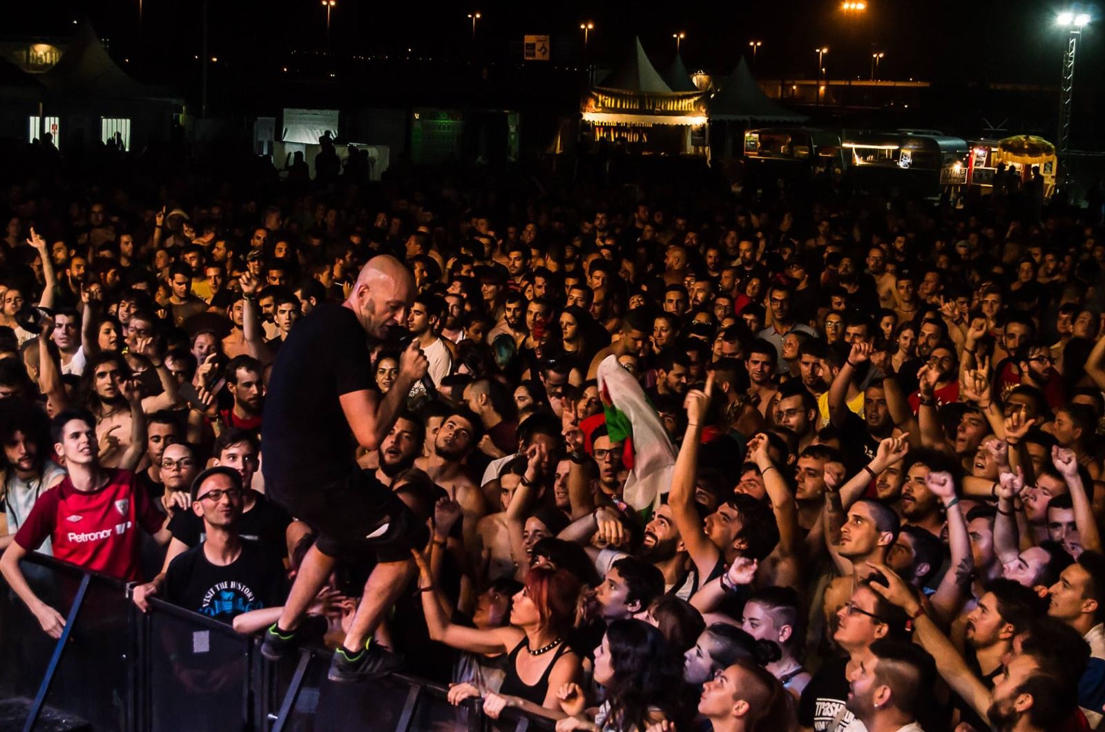 Concierto en el festival Marearock