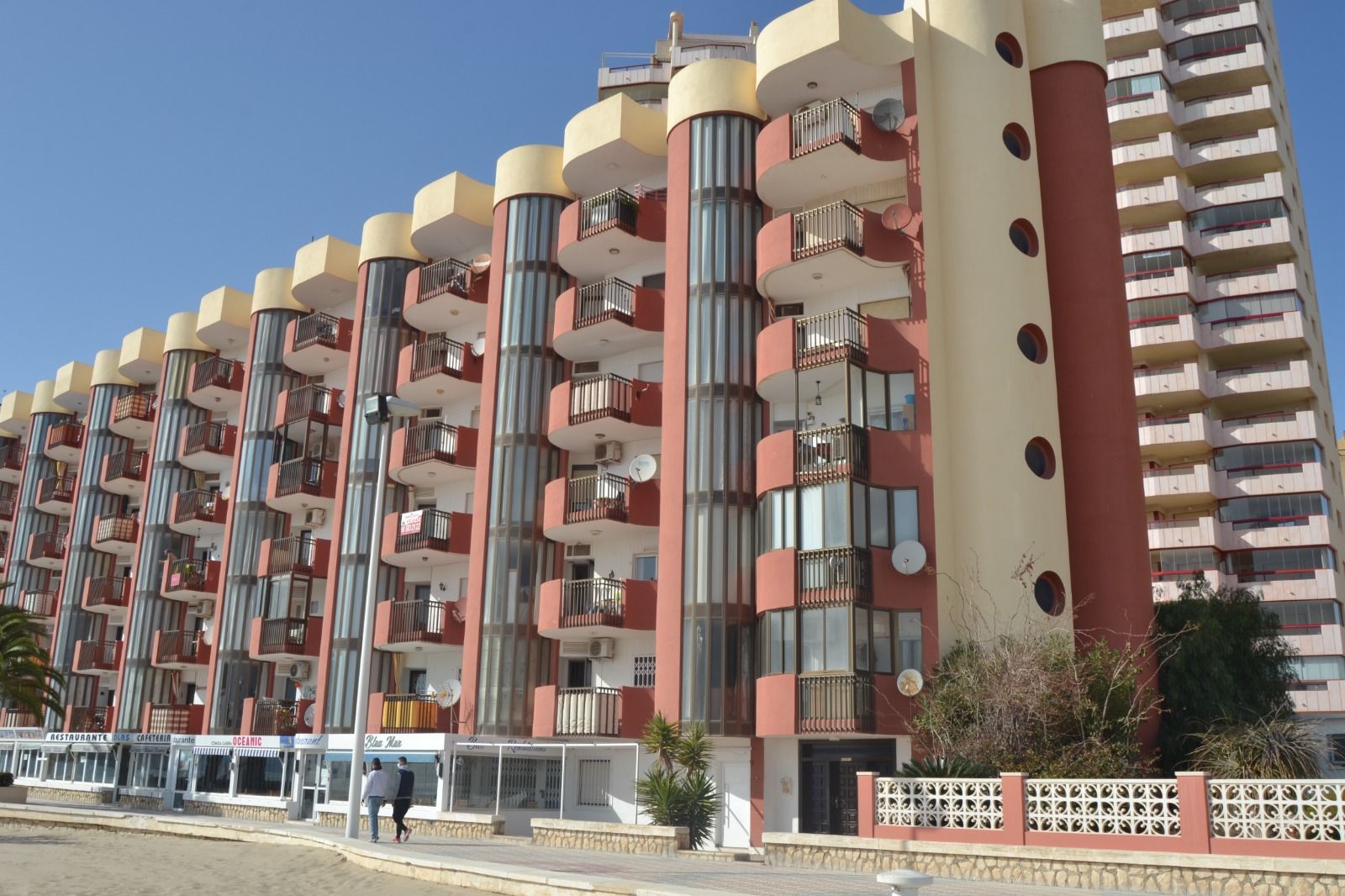 Un bloque de viviendas en Calpe
