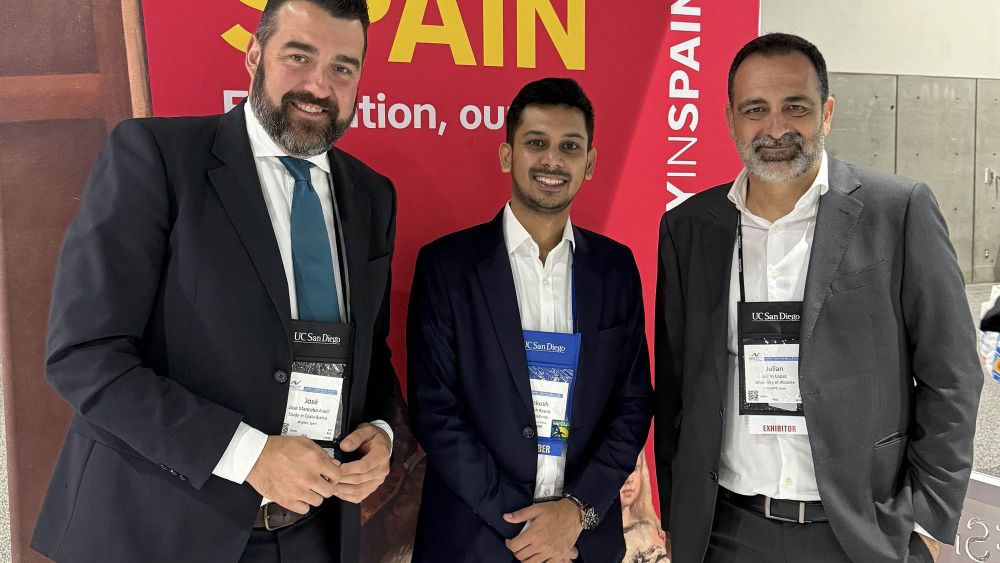 José Mancebo y Julián López en la feria NAFSA José Mancebo y Julián López en la feria NAFSA