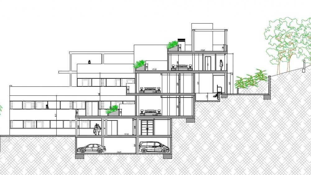 Plano del futuro hotel en La Albufereta