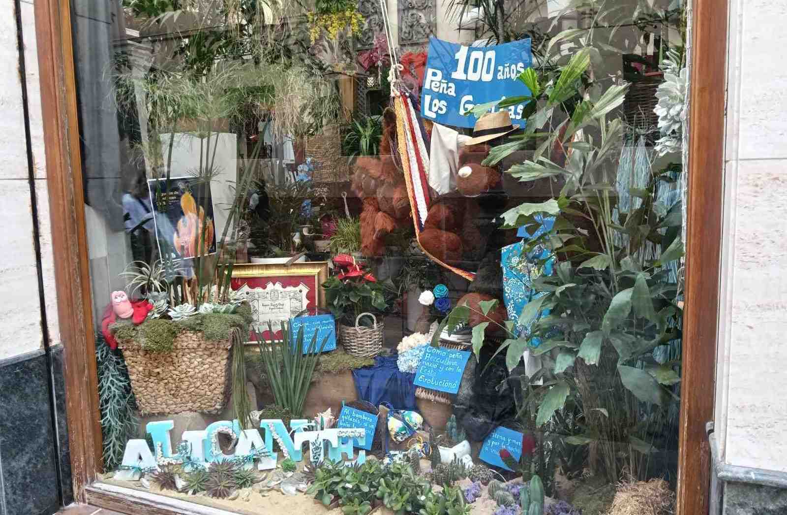 Escaparate de La Orquidea