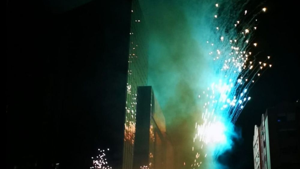 Arribada del Foc en El Corte Inglés Arribada del Foc en El Corte Inglés