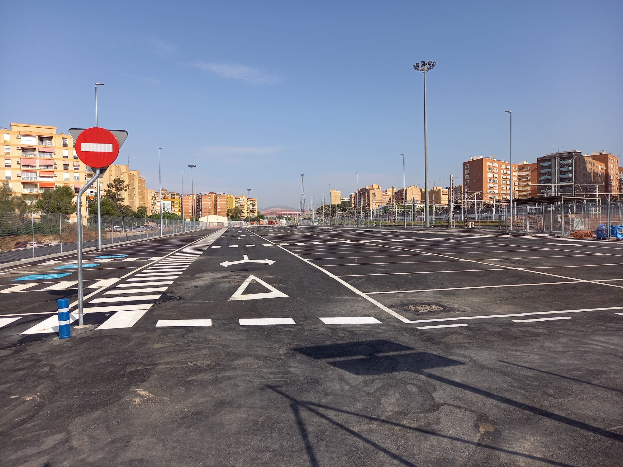 Nou aparcament d'Alacant en l'Estació Central del TRAM