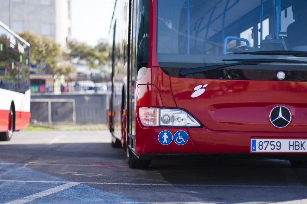 Autobús urbà a la ciutat d'Alacant