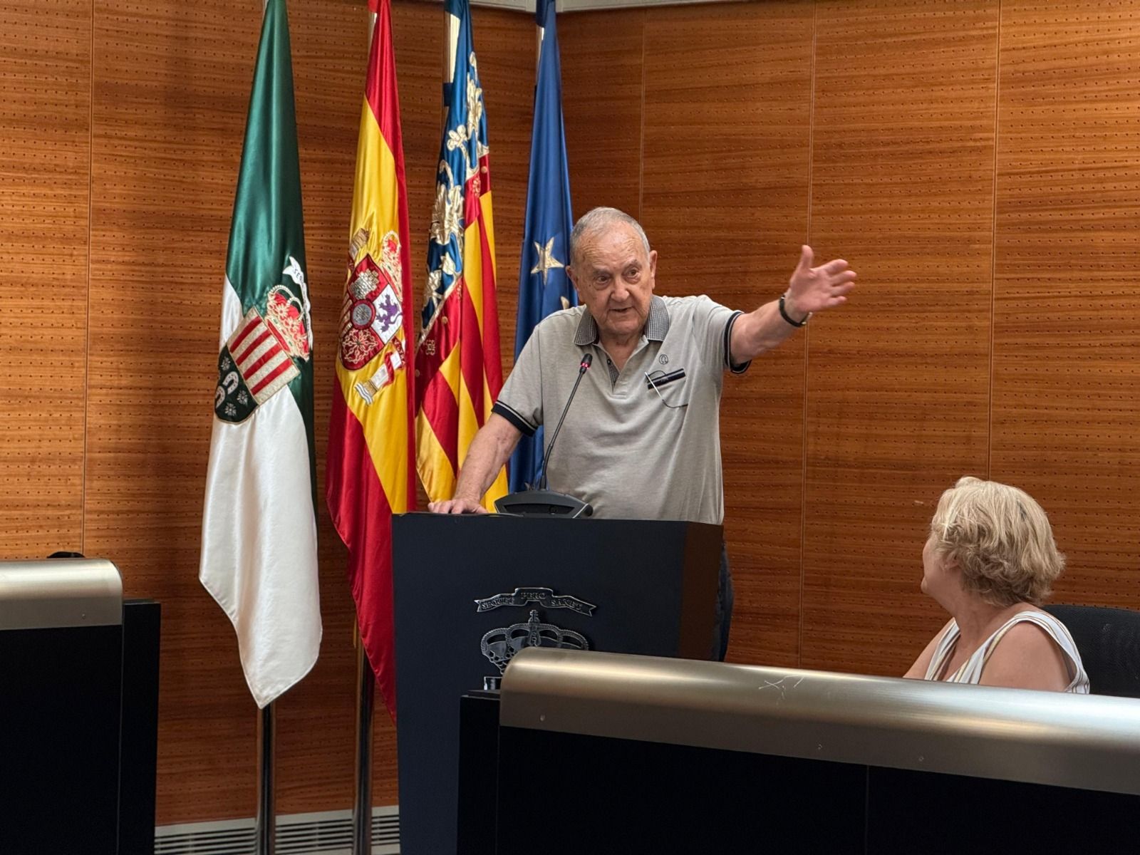 Intervenció davant el ple de Ramón Asensi Juan