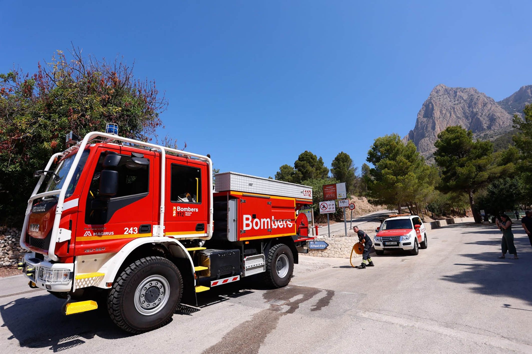 Bombers de la Diputació a Finestrat