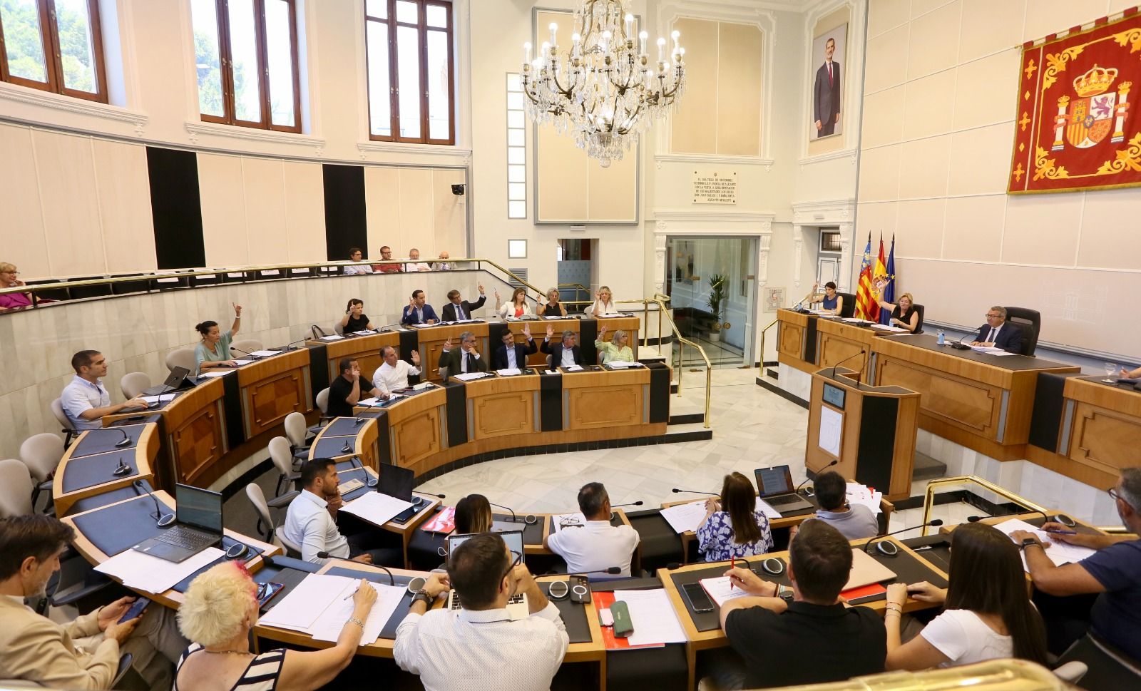 Plenari de juliol de la Diputació d'Alacant