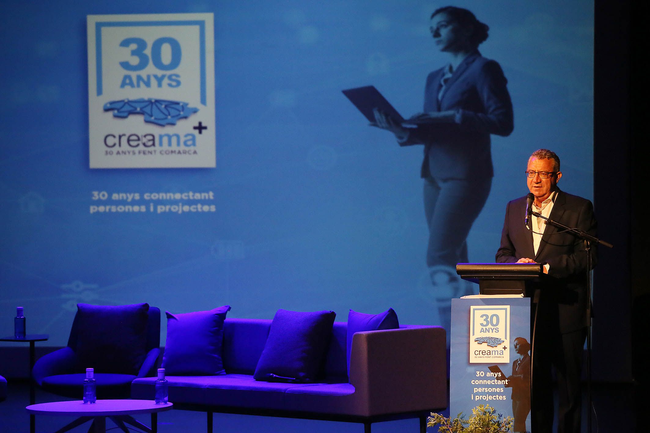 Toni Pérez intervé en l'acte del 30 aniversari de CREAMA