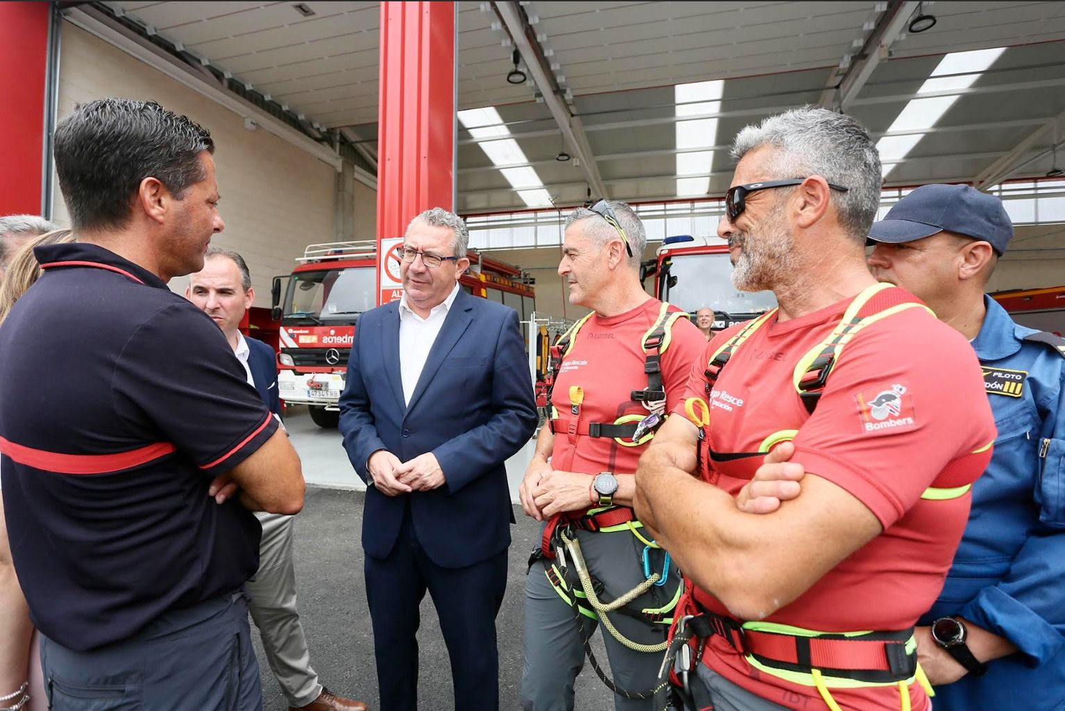 Inauguración del Parque Auxiliar de Bomberos de Villena