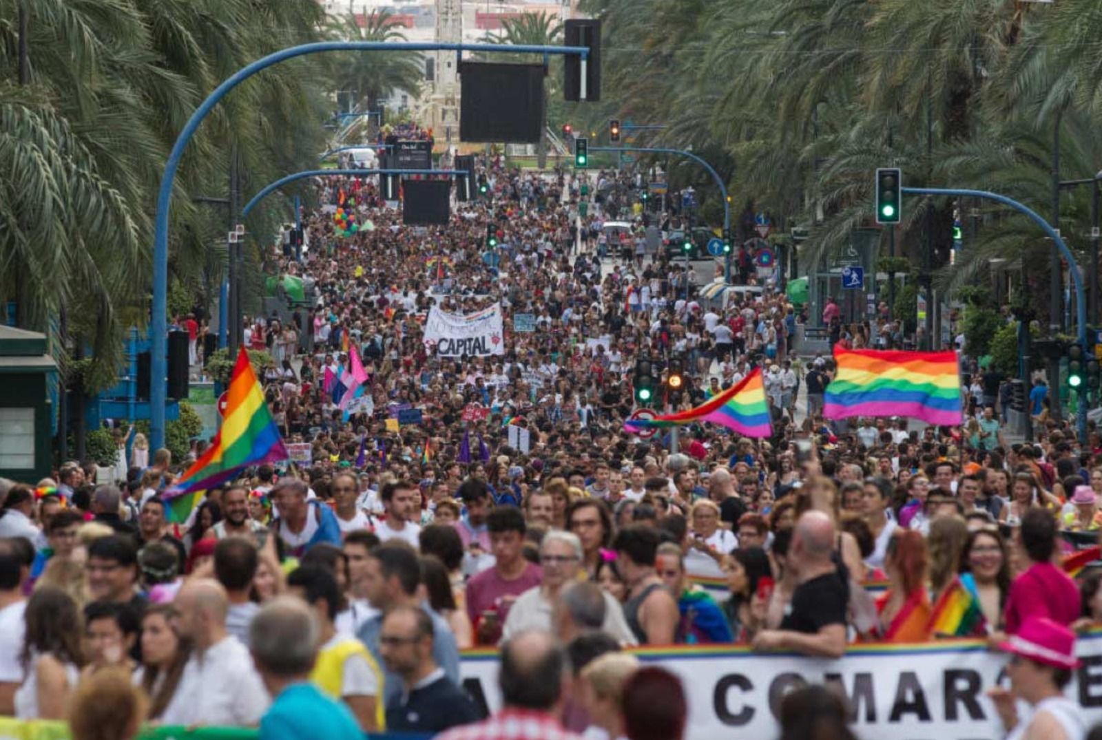 Manifestación del Orgullo en Alicante (Foto: Diversitat)