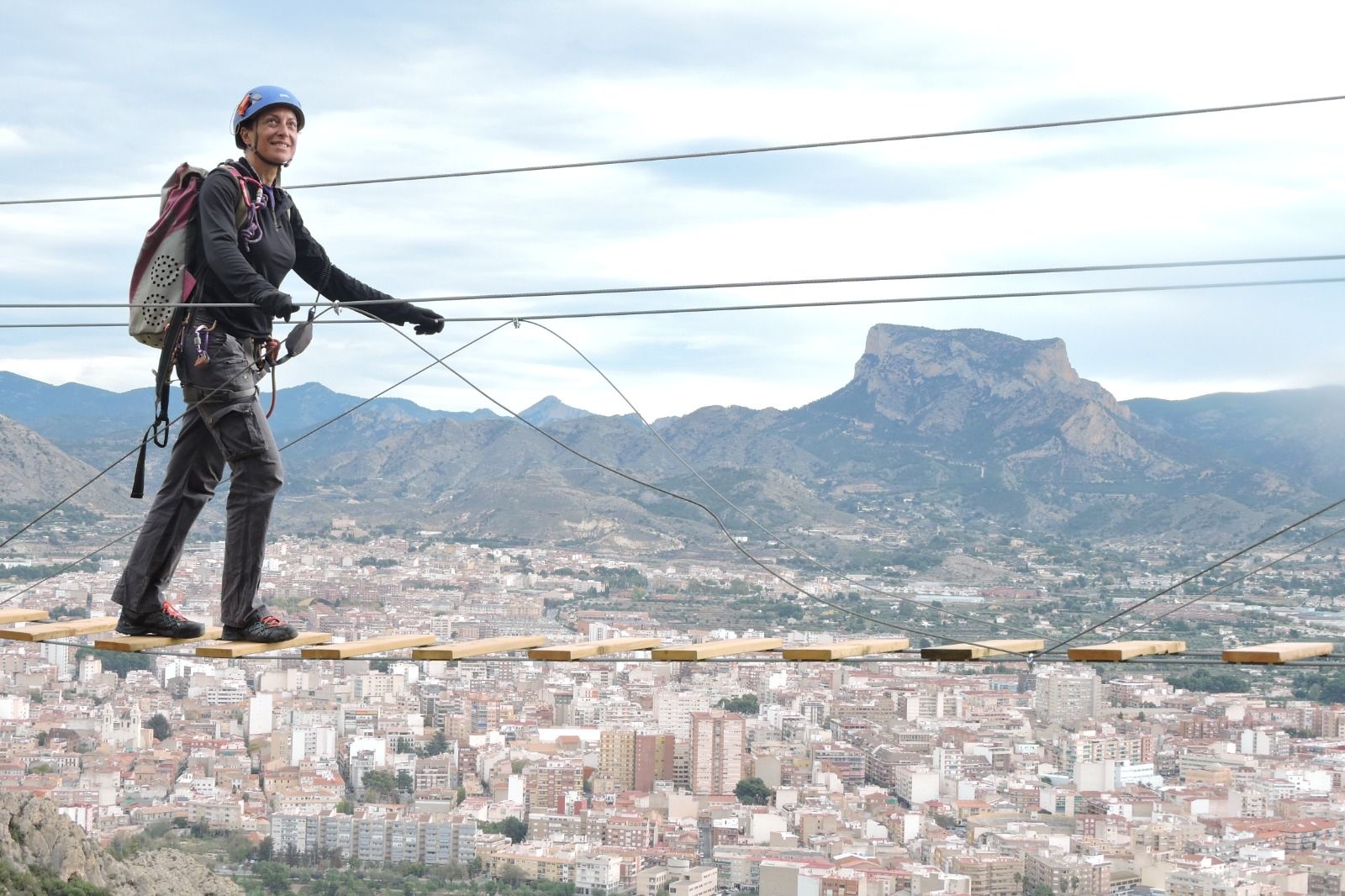 Via ferrata en el Monte Bolón d'Elda