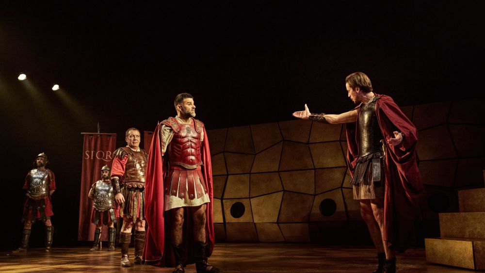 Uno de los momentos de la obra 'Numancia' Uno de los momentos de la obra 'Numancia'