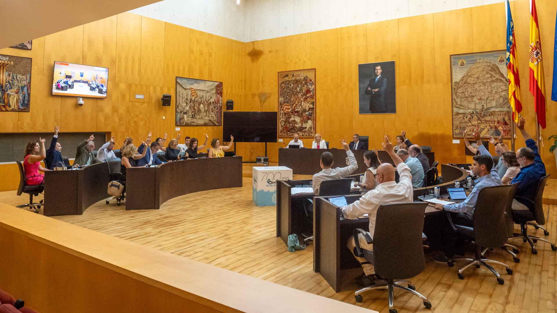 Ple de l'Ajuntament de Benidorm