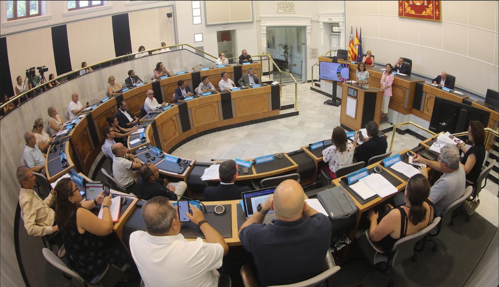 Reunión del Consejo Económico y Social en la Diputación de Alicante