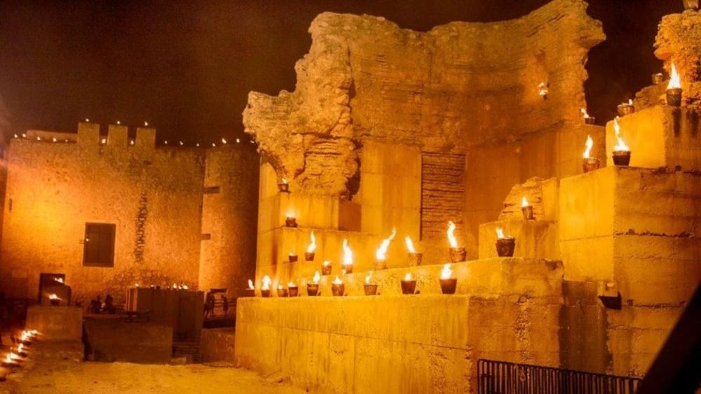 Velas en la Nit de la Roà en Elche