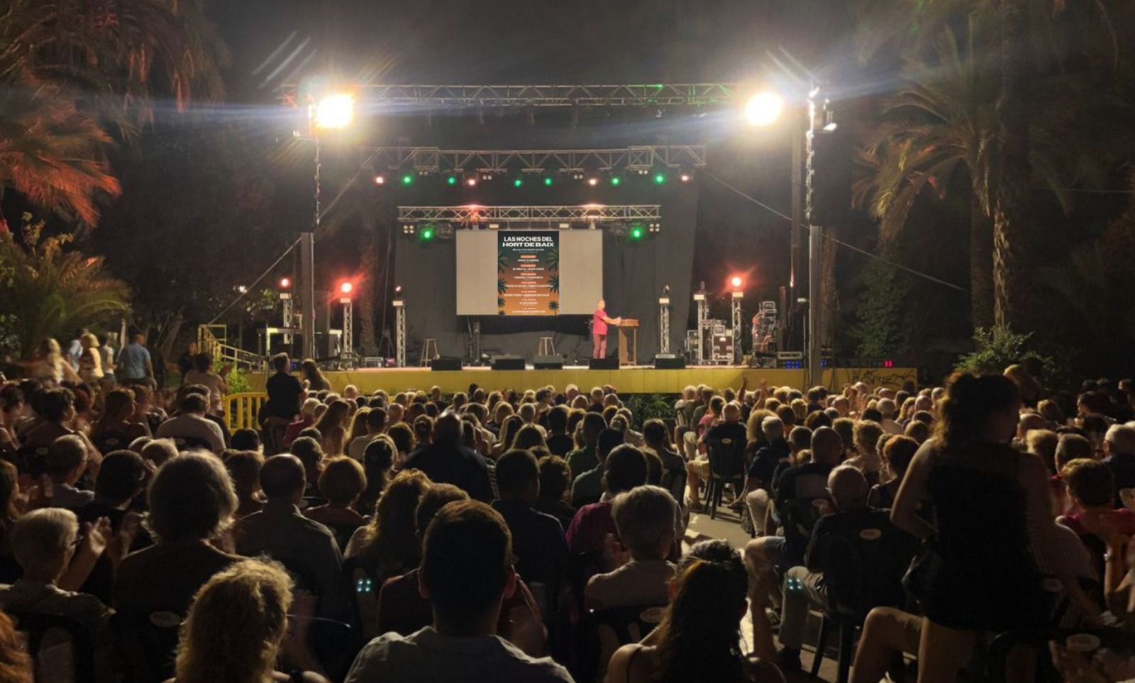 Concert en l'Hort de Baix durant les festes d'Elx