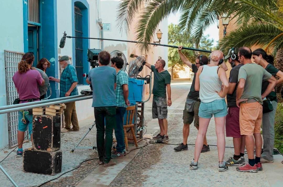 Rodaje de la película Fishbone en la isla de Tabarca en Alicante