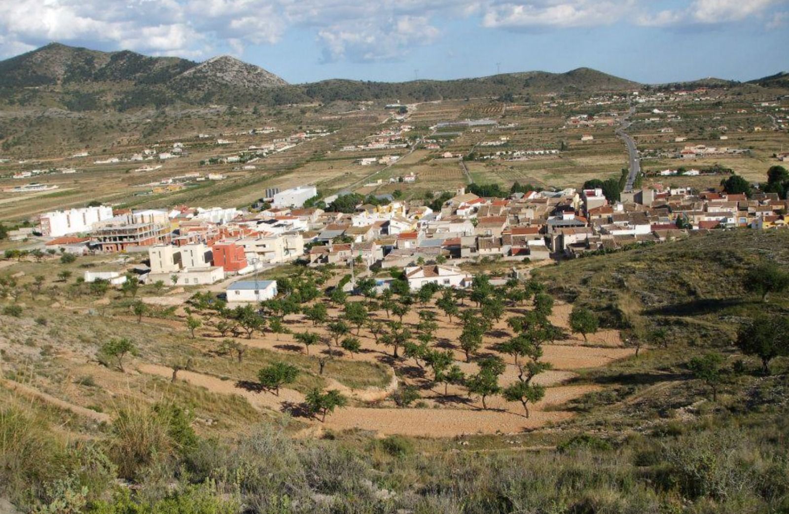 Vista panorámica del municipi alacantí de Hondón de los Frailes