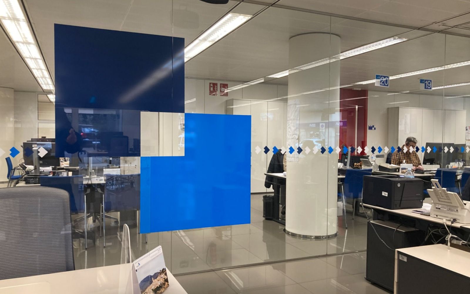 Interior de una oficina de SUMA