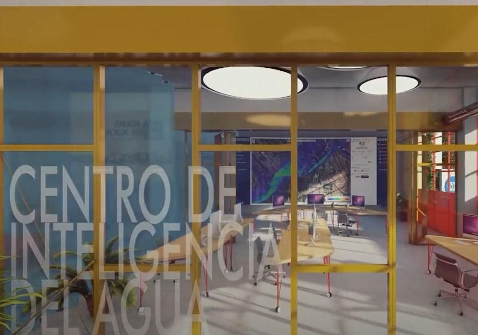 Recreación de la fachada del Centro de Inteligencia del Agua en Alicante