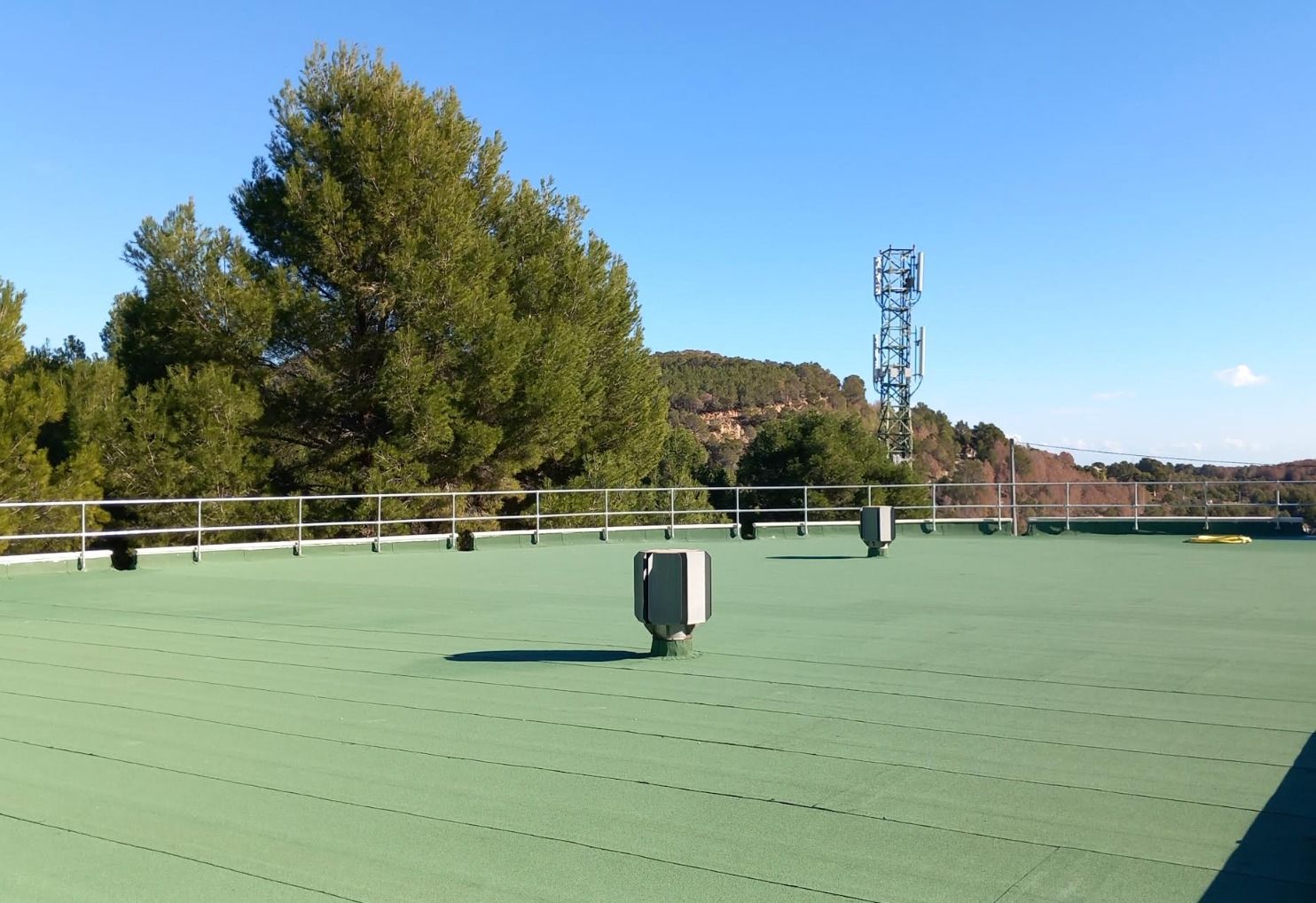 Depósito de agua de Corralets en Calpe