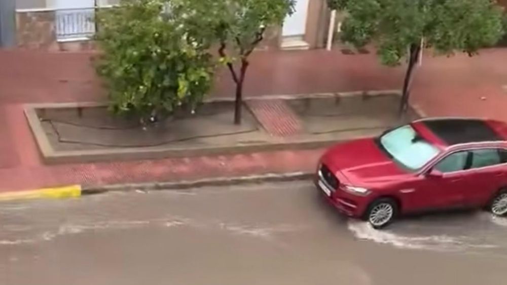 Imatge de l'esclafit tèrmic a la Vega Baixa Imatge de l'esclafit tèrmic a la Vega Baixa