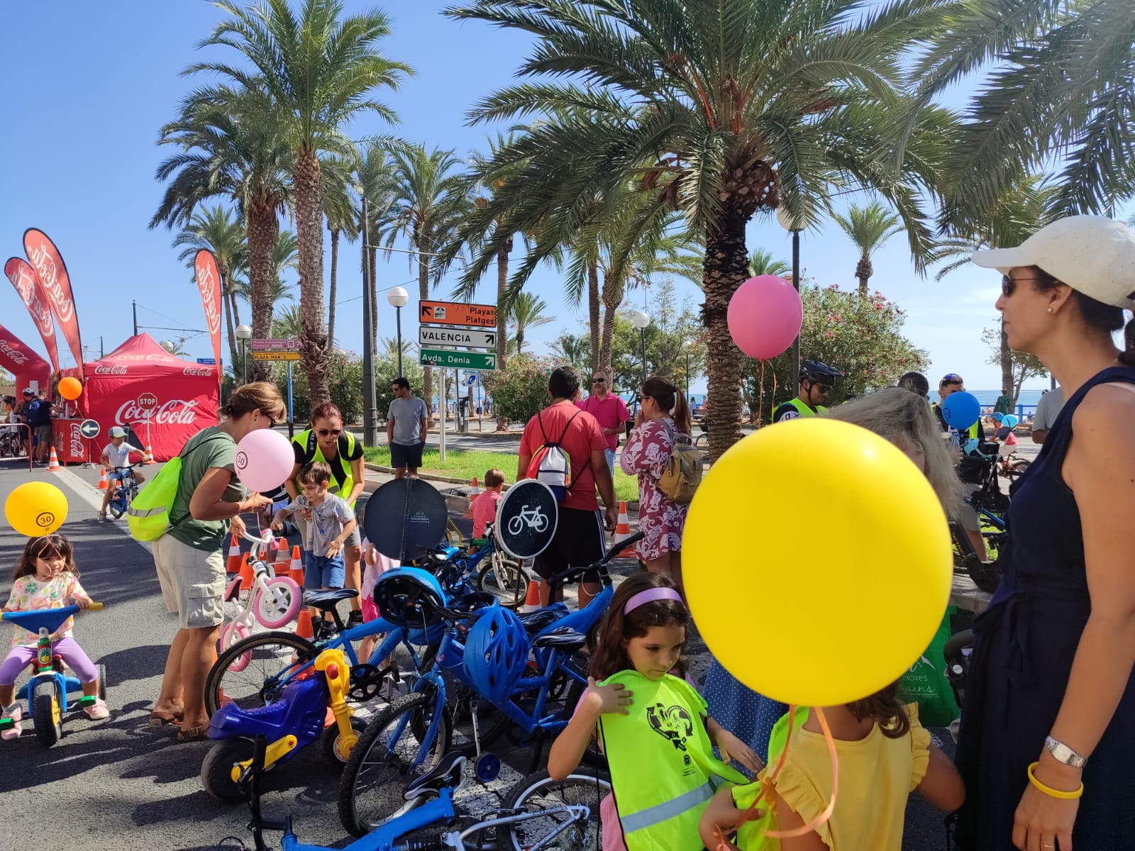 Ciclovía 2024 en la Semana de la Movilidad de Alicante