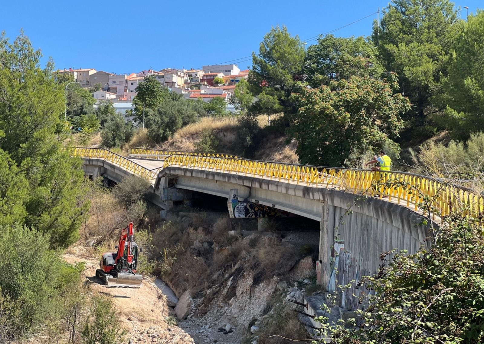 Obres d'accés al polígon Santiago Payà a Alcoi