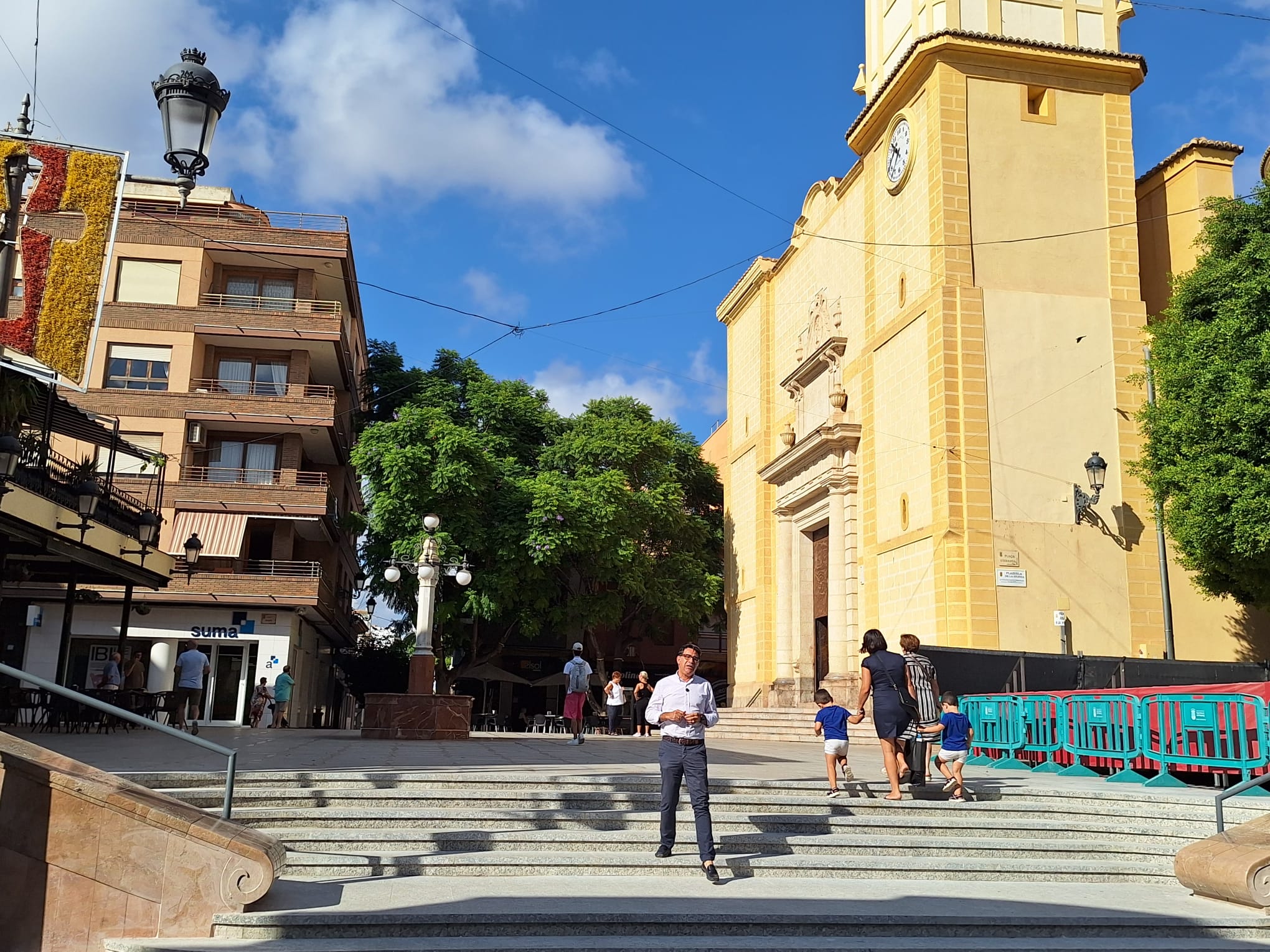 L'alcalde de Sant Vicent visita la finalització de les obres