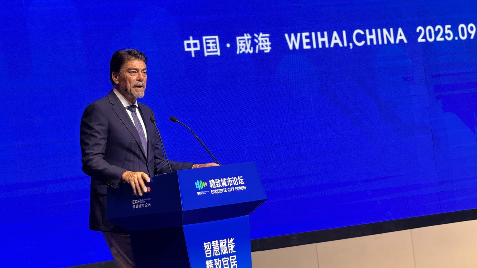 Barcala en la III Cumbre Weihai