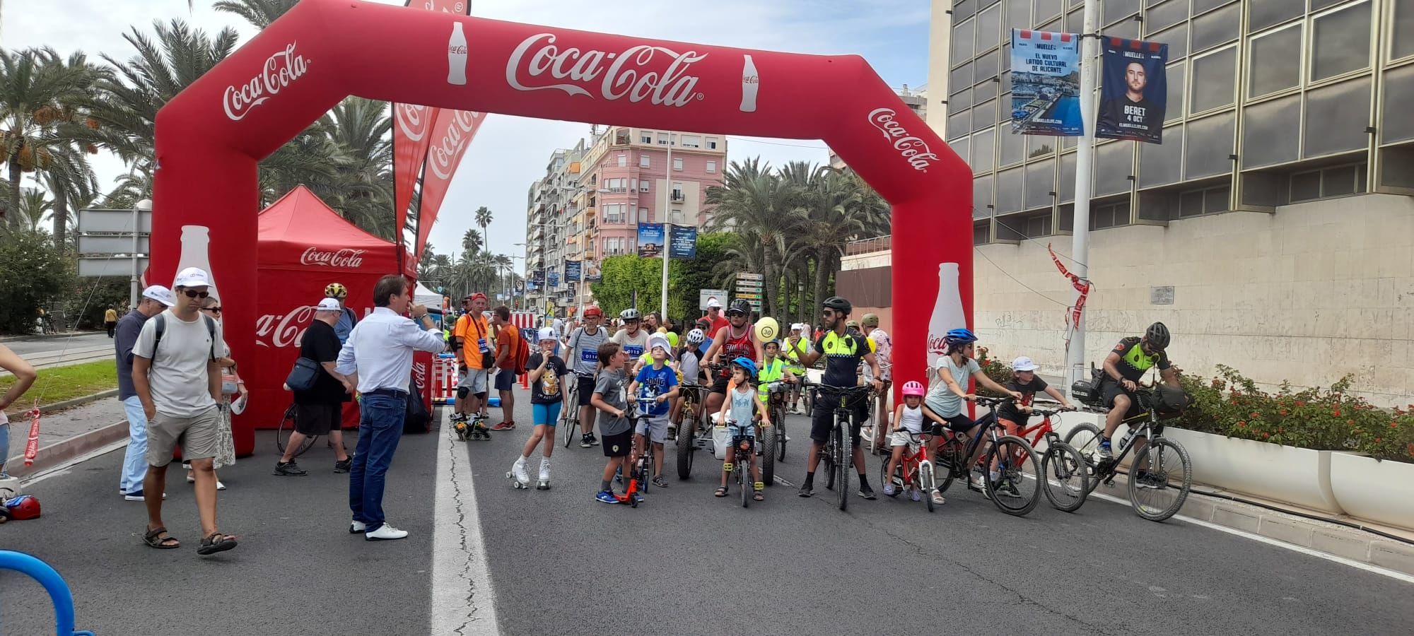 Ciclovía litoral en Alicante