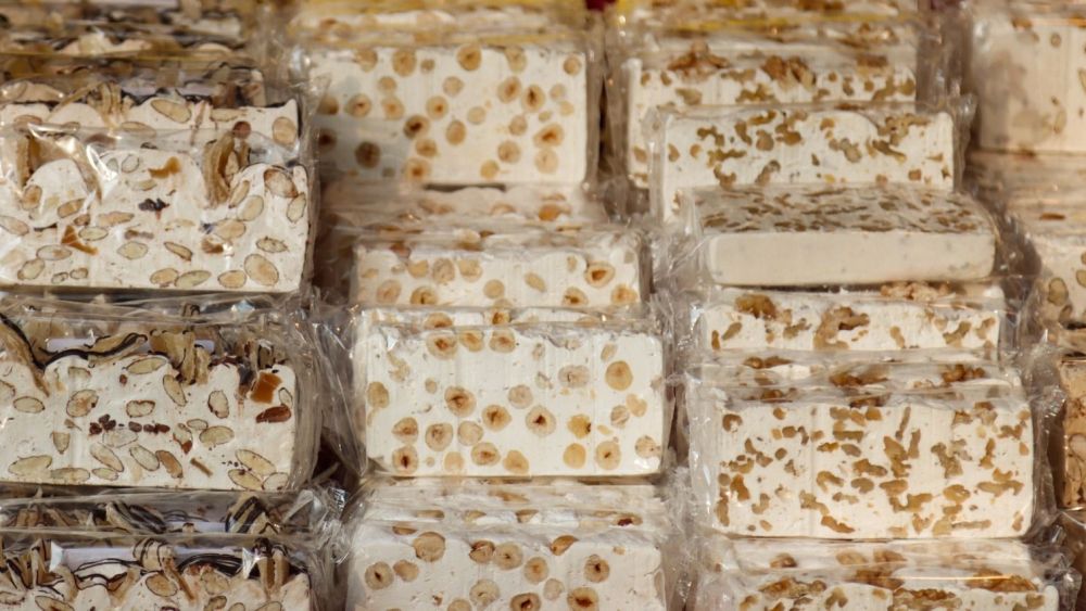 Turrón empaquetado