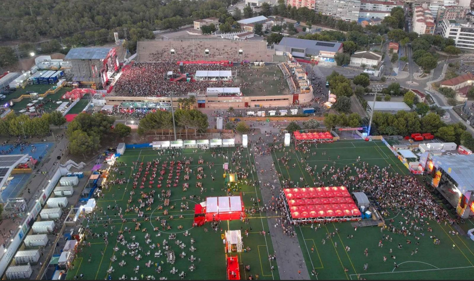 Concierto en los campos Martínez Munuera de Benidorm