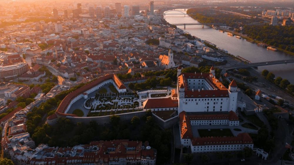 Imatge panoràmica de la ciutat de Bratislava