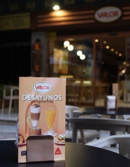 Carta de desayunos en la chocolatería Valor Carta de desayunos en la chocolatería Valor