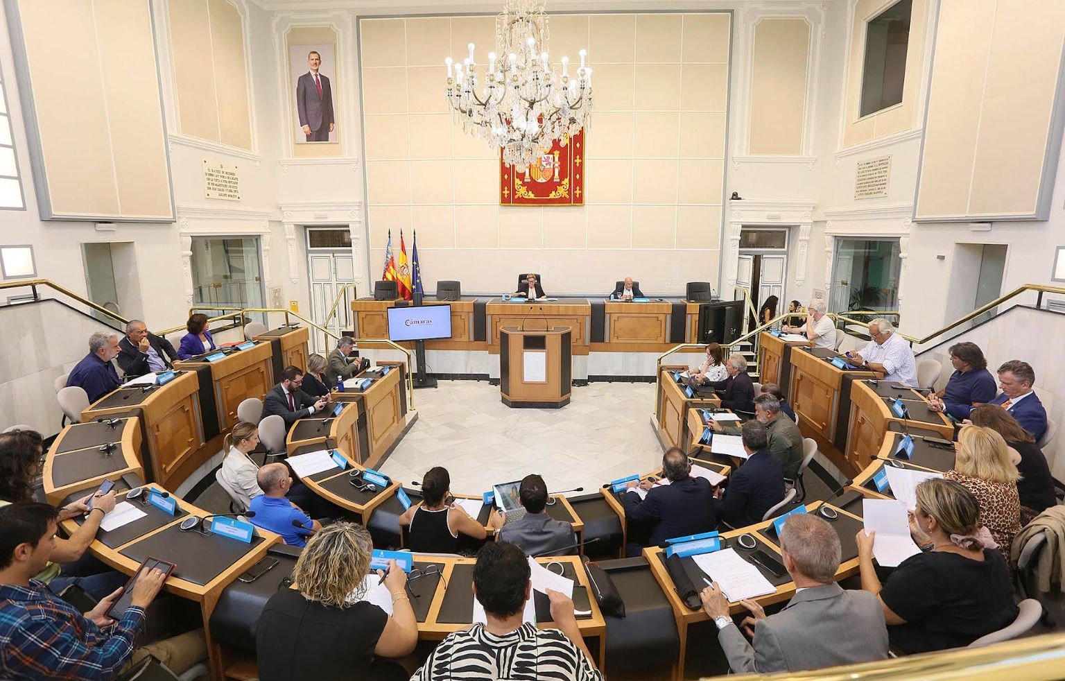 El Consejo Económico y Social de la provincia de Alicante se reúne en la Diputación