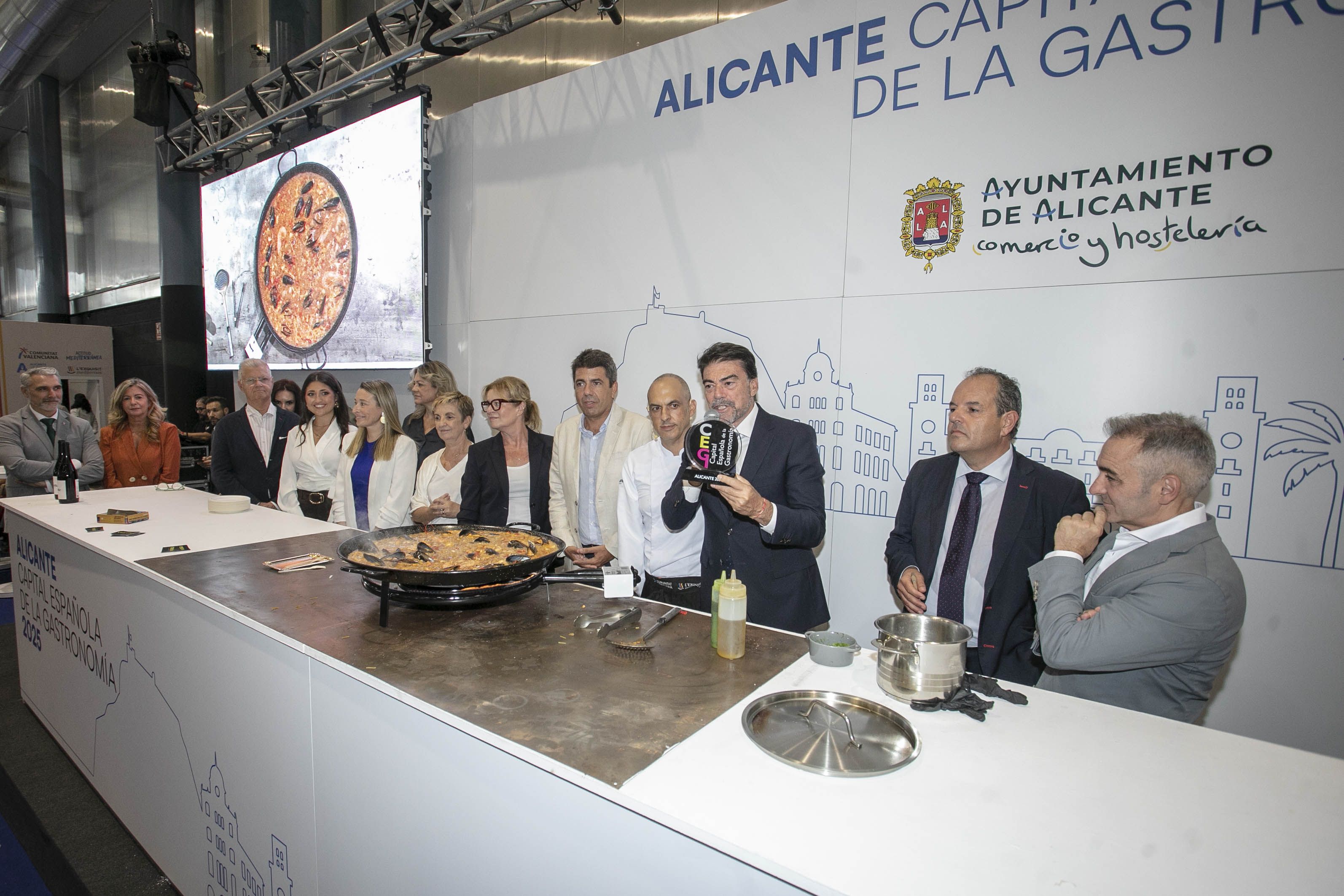 L'alcalde Luis Barcala en la inauguració d'Alacant Gastronòmica 2025