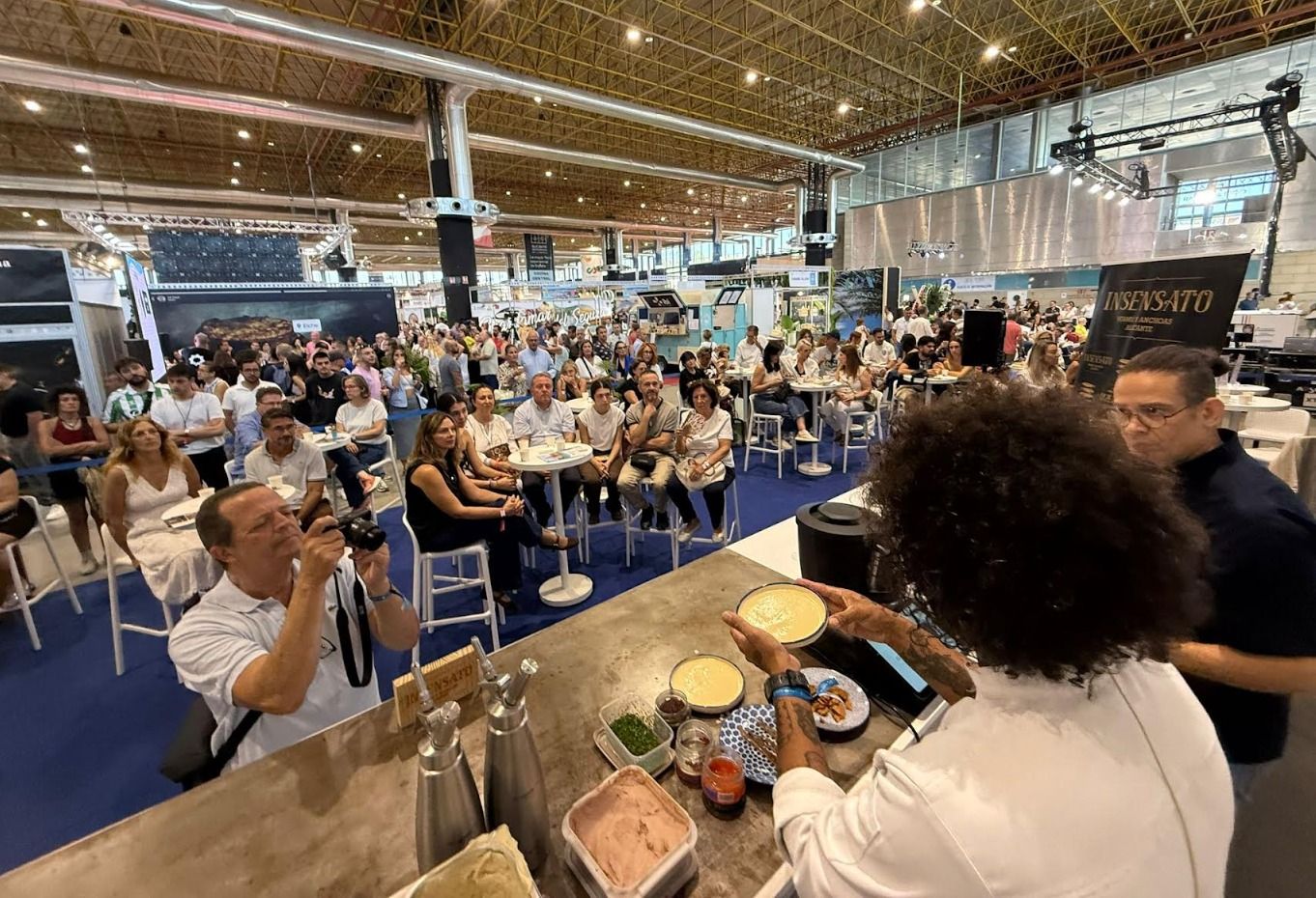 Showcooking en el stand de Alicante Gastronómica