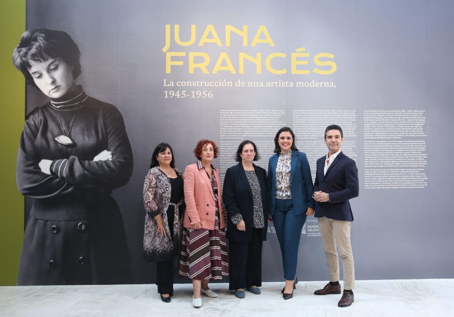 Presentación de la nueva exposición de Juana Francés en el MACA