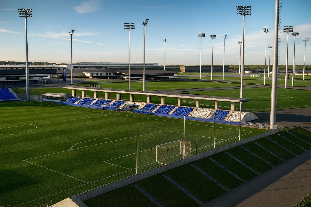 Recreació de la ciutat esportiva de l'Hércules CF a Alacant