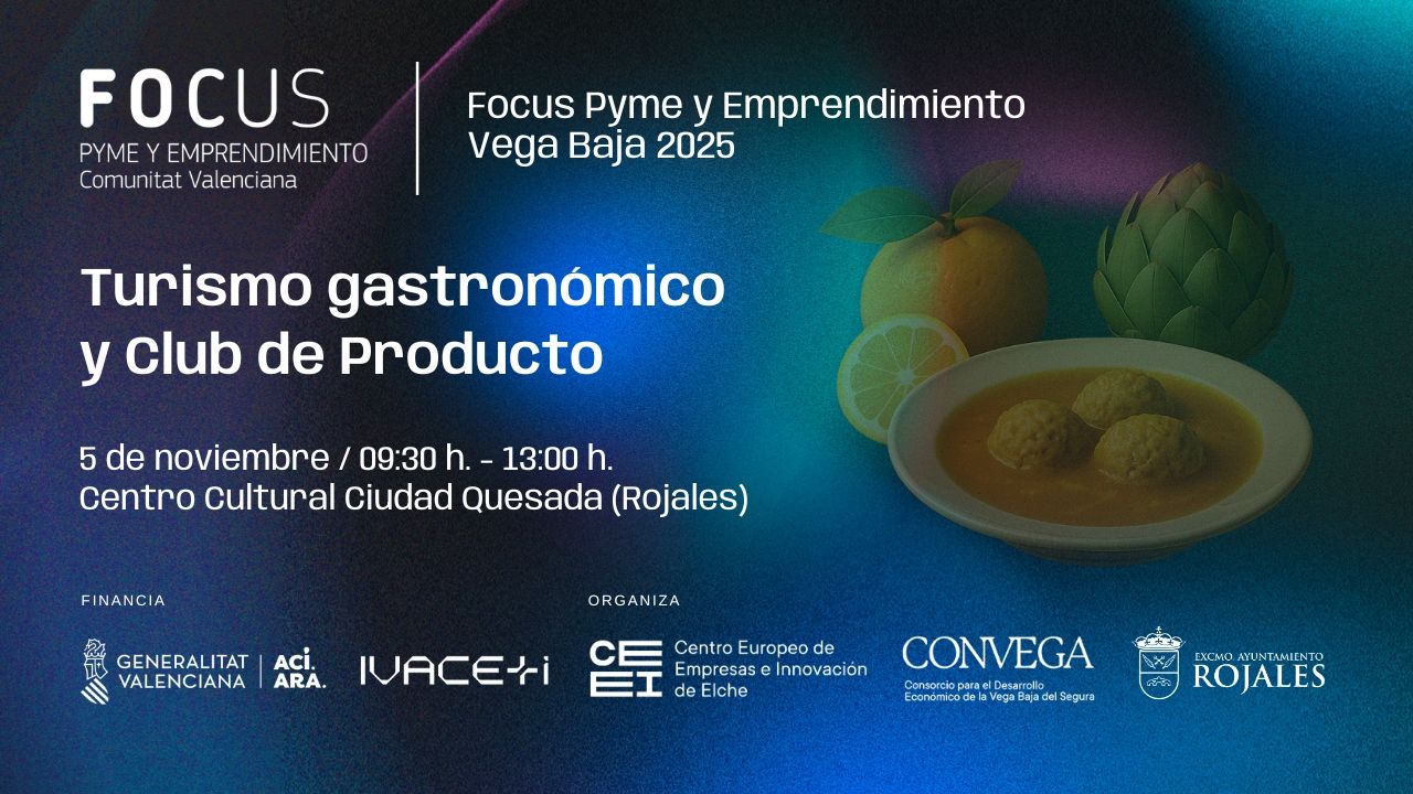 Cartell de la iniciativa Focus a la Vega Baixa