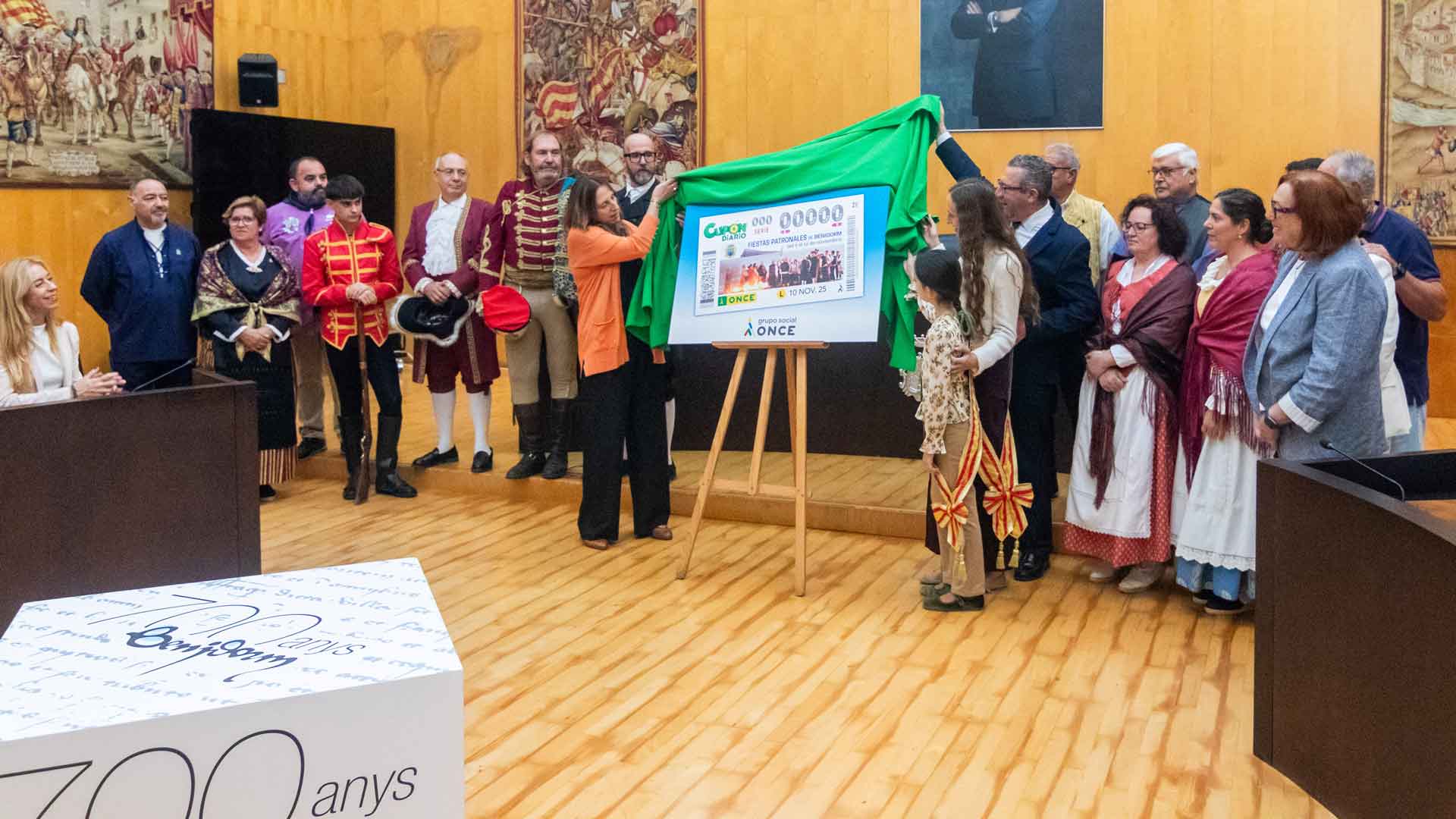 Cupó de l'ONCE de les Festes Majors de Benidorm