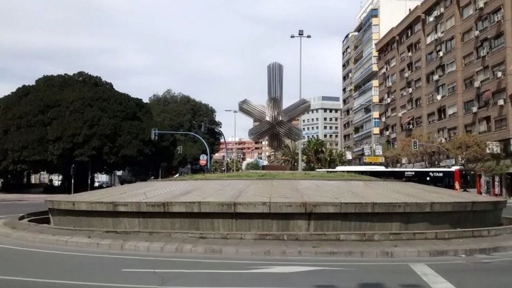 Rotonda de l'estrela a Alacant