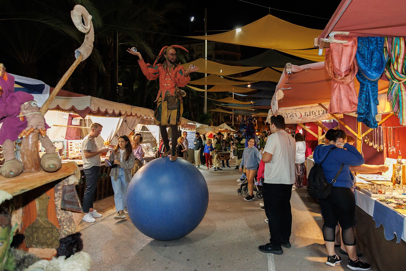 Animación en el mercado medieval de Elche Animación en el mercado medieval de Elche