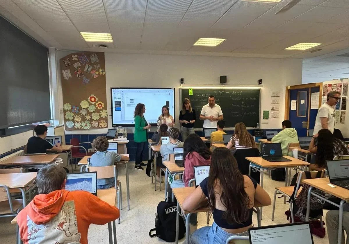 L'aula d'un centre educatiu a Alacant