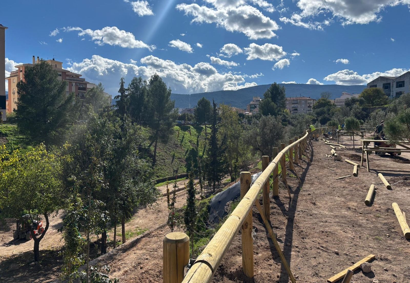 Actuación de renaturalización en la zona de La Vaguada de Alcoy