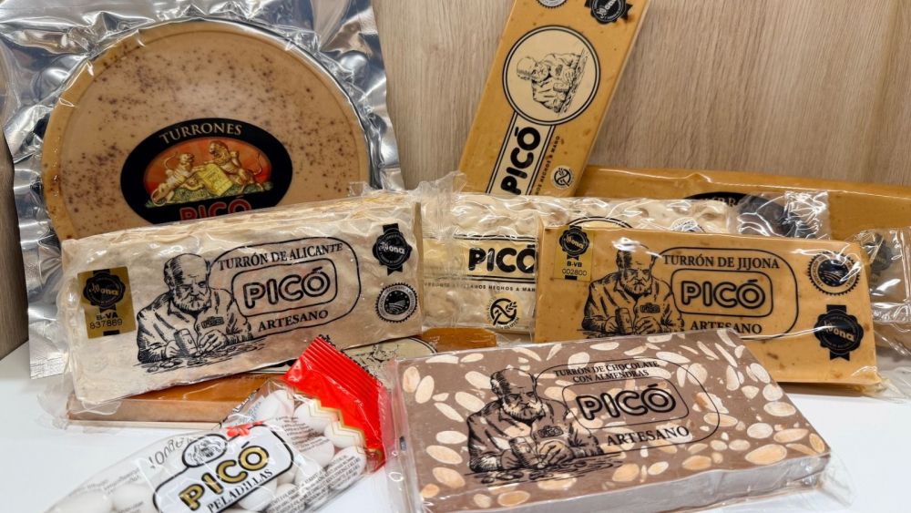 Una mostra de Torrons Picó en el Mercat Central d'Alacant Una mostra de Torrons Picó en el Mercat Central d'Alacant