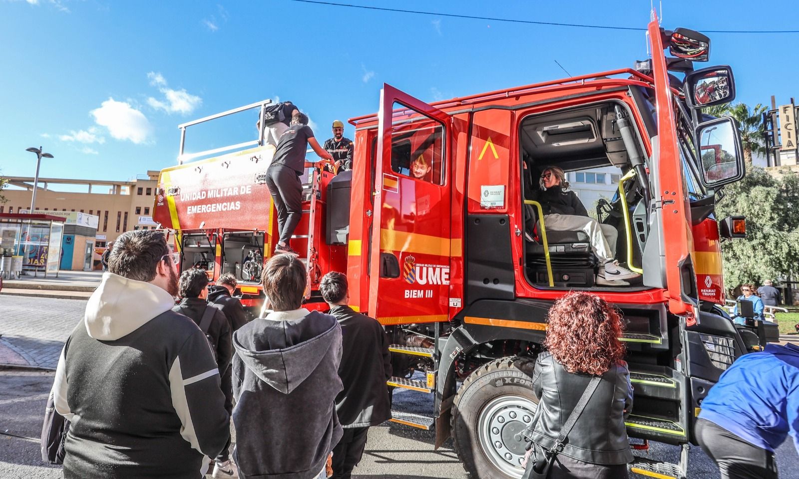 Exhibición de la UME en Elda Exhibición de la UME en Elda