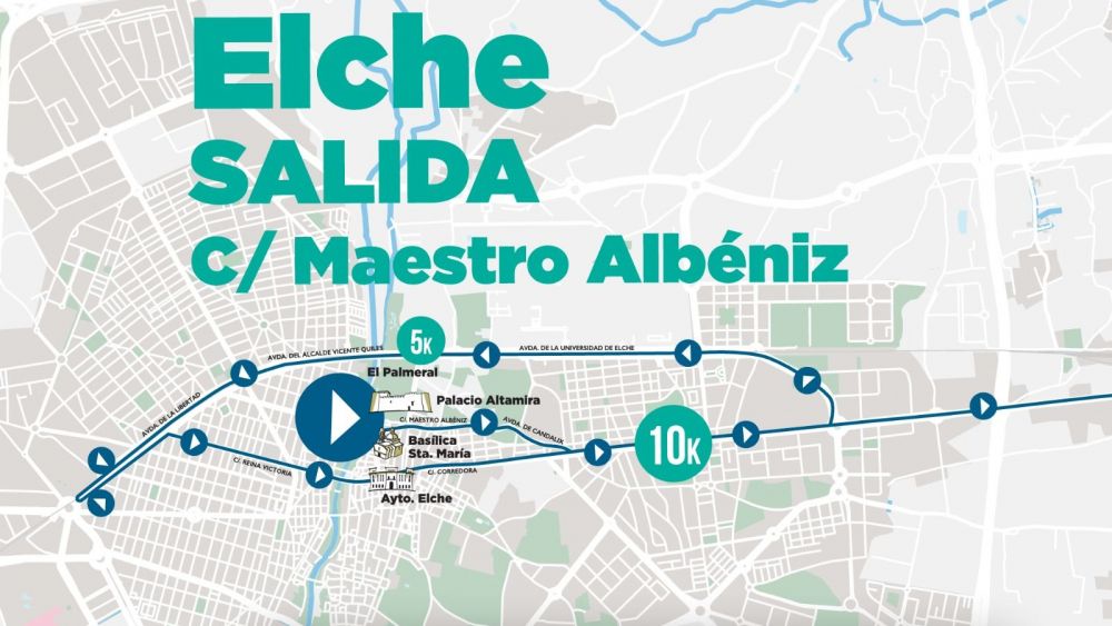 Circuit del marató a la ciutat d'Elx Circuit del marató a la ciutat d'Elx